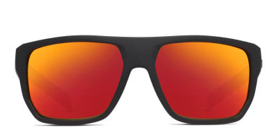 Oakley OO9424F Mercenary (A) Prizm Shiny Black/Red Sunglasses