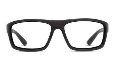 Wiley X Lunettes WX Boss Avec Verres Transparents Et Monture Noire Brillante