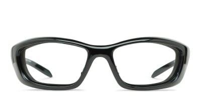 Pentax Eagle Black/Gray/Clear Eyeglasses | Includes FREE Rx Lenses