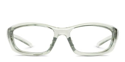 Pentax F9800 Gray/Clear Eyeglasses | Includes FREE Rx Lenses