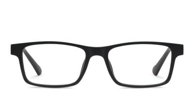 Ottoto Astoria Shiny Black Eyeglasses | Includes FREE Rx Lenses