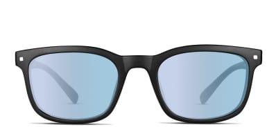 EnChroma® Grayson Indoor Color Blind Glasses Black/Blue Sunglasses