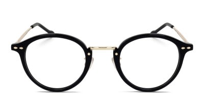 Celine CL50001U Shiny Black/Gold Eyeglasses | Includes FREE