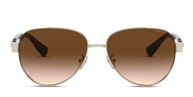 Coach HC7064 Gold w Clear Prescription Sunglasses 50 Off Lenses