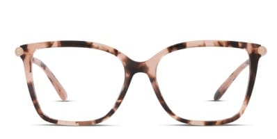 Michael Kors MK4091 Palawan Tortoise/Pink Eyeglasses | Includes FREE Rx Lenses