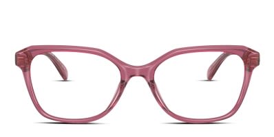 JIMMY CHOO スクエアフレムメカネ JC176 18R Jimmy Choo JC176 Purple/Glitter Prescription Eyeglasses