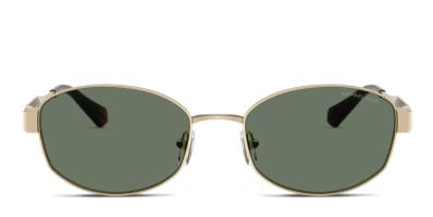 Michael Kors MK1165 Saint Martin gold frame with green solid
