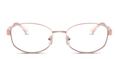 JIMMY CHOO 長方形フレムメカネ JC203 VZH Jimmy Choo JC203 Rose Gold Eyeglasses | Includes FREE Rx Lenses