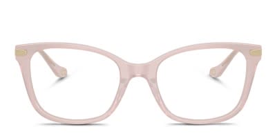 【関税込み】Givenchy ピンク スクエアメガネ Givenchy GV0144 Pink/Clear Prescription Eyeglasses