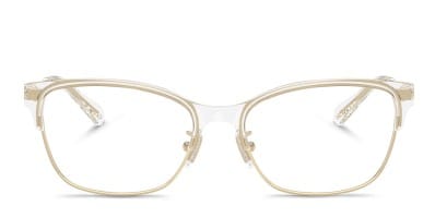 Chloe CE2736 Beige/Clear/Gold Eyeglasses | Includes FREE Rx
