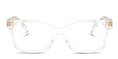 Michael Kors MK4058 Caracas Clear/Gold Eyeglasses | Includes FREE