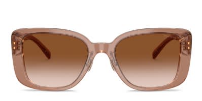 Michael Kors MK2079U Zermatt pink, clear frame with rose gold