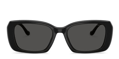 Burberry BE4337 Carnaby black frame with dark grey lenses. Lenses