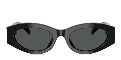 Coach HC8439U black frame with grey solid lenses. Lenses  display picture 1