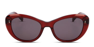 Jimmy Choo LUCINE/S red frame with grey lenses. Lenses