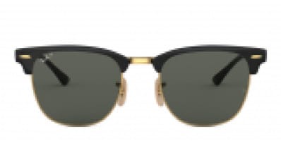 Ray Ban RB3016 Clubmaster Black Gold Prescription Sunglasses 50 Off Lenses