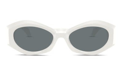 Versace VE4450 White Prescription Sunglasses - 50% Off Lenses display picture 1