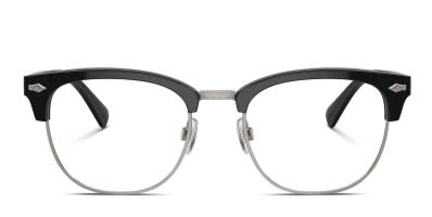 Burberry BE2359 Pearce Black/Silver Eyeglasses | Includes