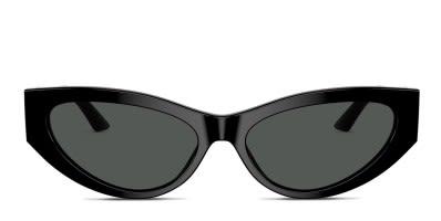 Adam Selman x Le Specs The Last Lolita Shiny Black Sunglasses
