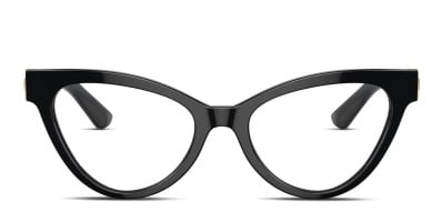 Dolce & Gabbana DG3378 Shiny Black Prescription Eyeglasses