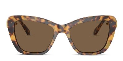 Coach HC8305 pink, tortoise frame with burgundy lenses