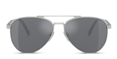 Prada PR67ZS gunmetal frame with dark brown lenses. Lenses Prada PR67ZS gunmetal frame with dark brown lenses. Lenses