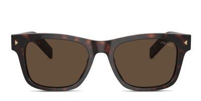 Prada PR71ZS Brown Prescription Sunglasses - 50% Off Lenses