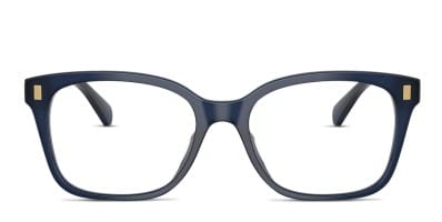 JIMMY CHOO スクエアフレムメカネ JC176 1Q9 Jimmy Choo JC176 Blue/Glitter Prescription Eyeglasses