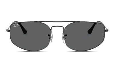 Ray-Ban RB3668 gray, black frame with dark blue lenses