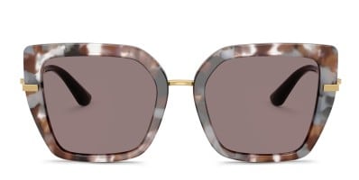 Dolce & Gabbana DG4491 tortoise , white frame with brown  display picture 1