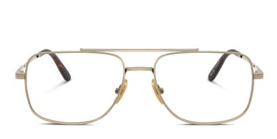 Ray-Ban RX6489 Aviator Gold Eyeglasses | Includes FREE Rx Lenses