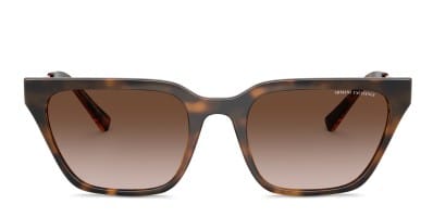 Armani Exchange AX4091S Tortoise/Gold Prescription Sunglasses display picture 1