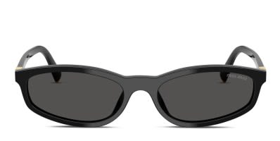 Miu Miu MU04ZS Shiny Black Prescription Sunglasses display picture 1