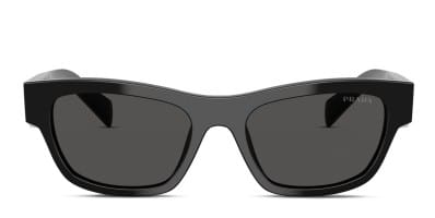 Prada PR 08YS Shiny Black Prescription Sunglasses - 50% Off
