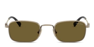 Miu Miu MU 60VS Gold/Pink Prescription Sunglasses