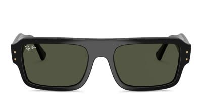 Ray-Ban RB4396 Warren Brown, Clear Prescription Sunglasses