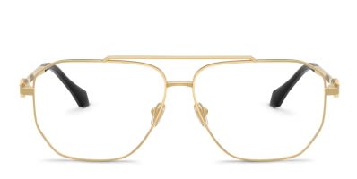 Versace VE1287 Gold Eyeglasses | Includes FREE Rx Lenses