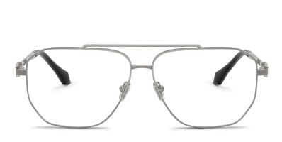 Versace VE1287 Gunmetal Eyeglasses | Includes FREE Rx Lenses