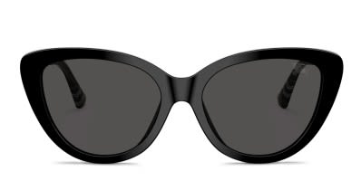 Burberry BE4361 Sophia Shiny Black Prescription Sunglasses display picture 2