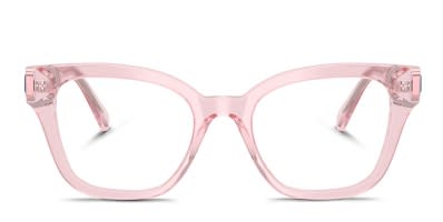 SISIKUI シシクイ　Square eye / CLEAR PINK Swarovski SK2008 clear , pink frame