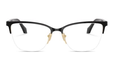 Kate Spade Brieana Black/Gold Eyeglasses | Includes FREE Rx Lenses