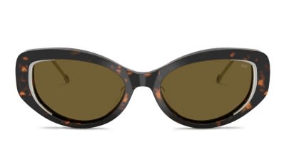 Moschino MOS033/S Tortoise, Gold Prescription Sunglasses  display picture 1