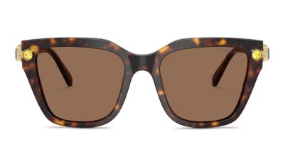 Burberry BE4439 tortoise frame with dark brown lenses  display picture 1