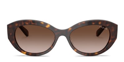Swarovski Sunglasses SK6021 10023B Dark Tortoise Cat Eye Brown Lenses 53-19-140 Swarovski SK6021 Tortoise Prescription Sunglasses main image 2
