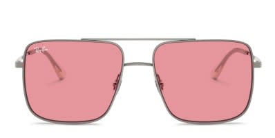 Armani Exchange AX2047S silver frame with dark violet  display picture 3