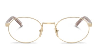 Prada PR56ZV Gold Eyeglasses | Includes FREE Rx Lenses