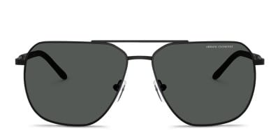 Armani Exchange AX2060S gunmetal frame with dark grey lenses