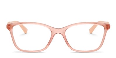 Ottoto Mattia Clear Pink/Tortoise Eyeglasses | Includes FREE Rx Lenses