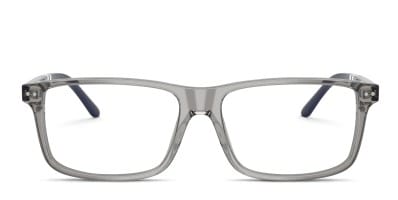 Polo Ralph Lauren PH2223 Gray, Clear Prescription Eyeglasses