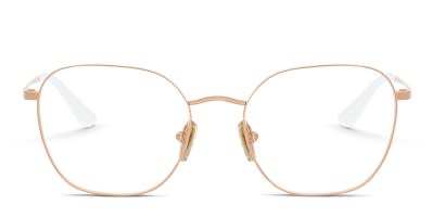 Ray-Ban RX8148V Hexagonal Gunmetal Eyeglasses | Includes FREE Rx